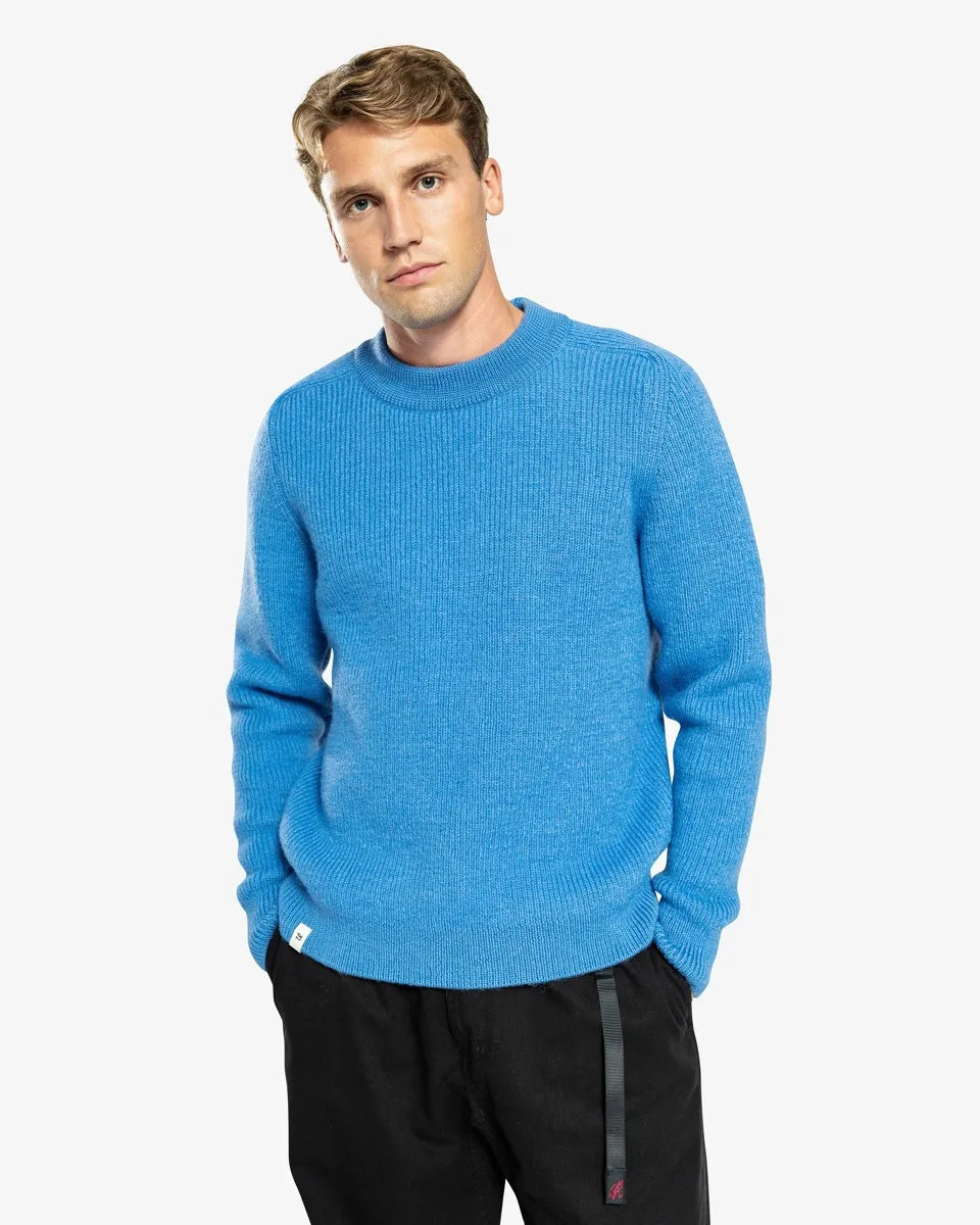 Ulvang Alltime Graze Crew Sweater Mens Provence Blue