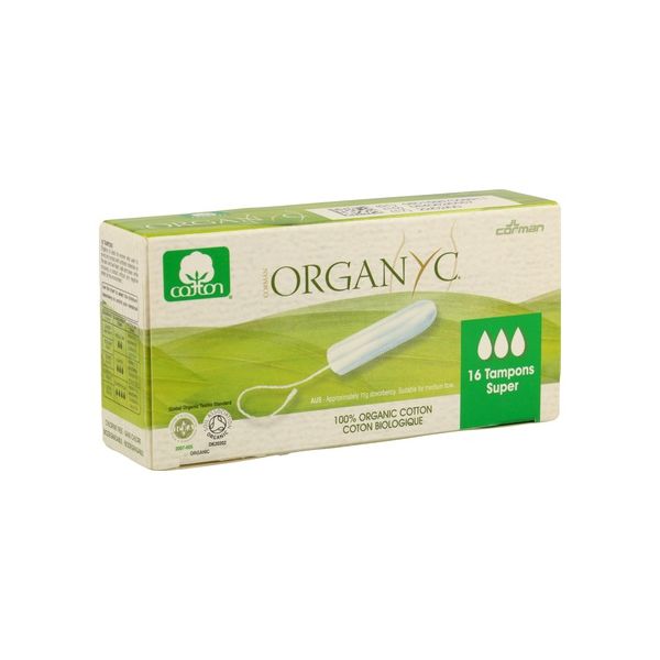 Organyc Tampão Super sem Aplicador 16 Unidades