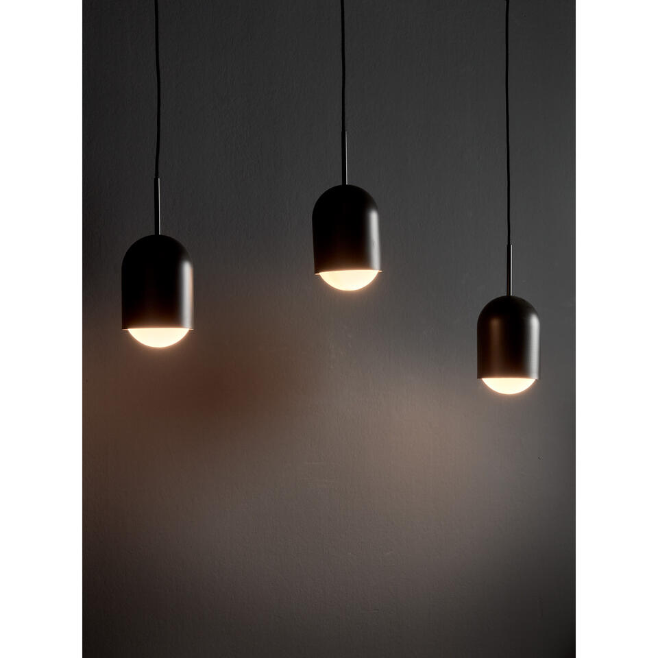 Hanglamp Beanie 3-Lichts Zwart