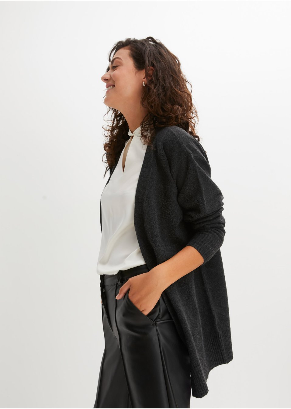 Gilet long en maille