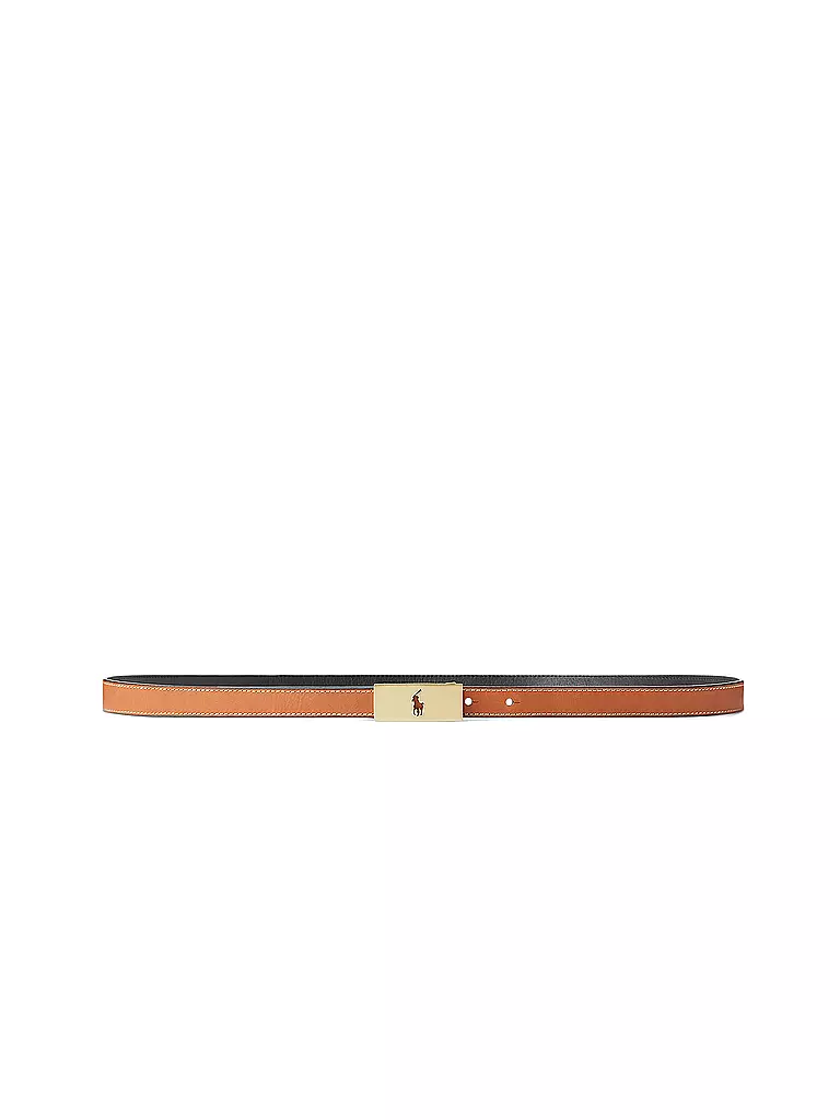 POLO RALPH LAUREN Ledergürtel schwarz