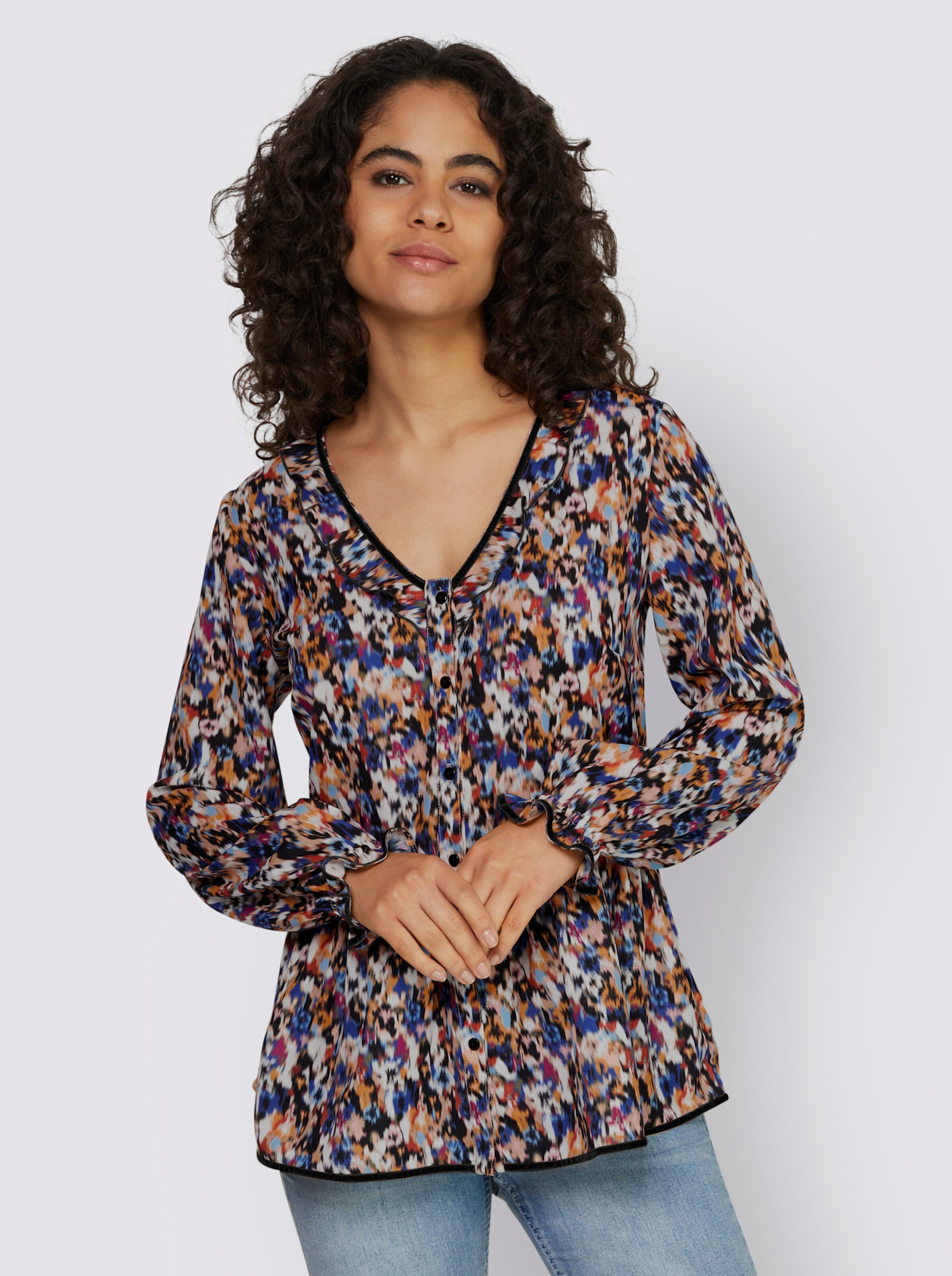 Druckbluse