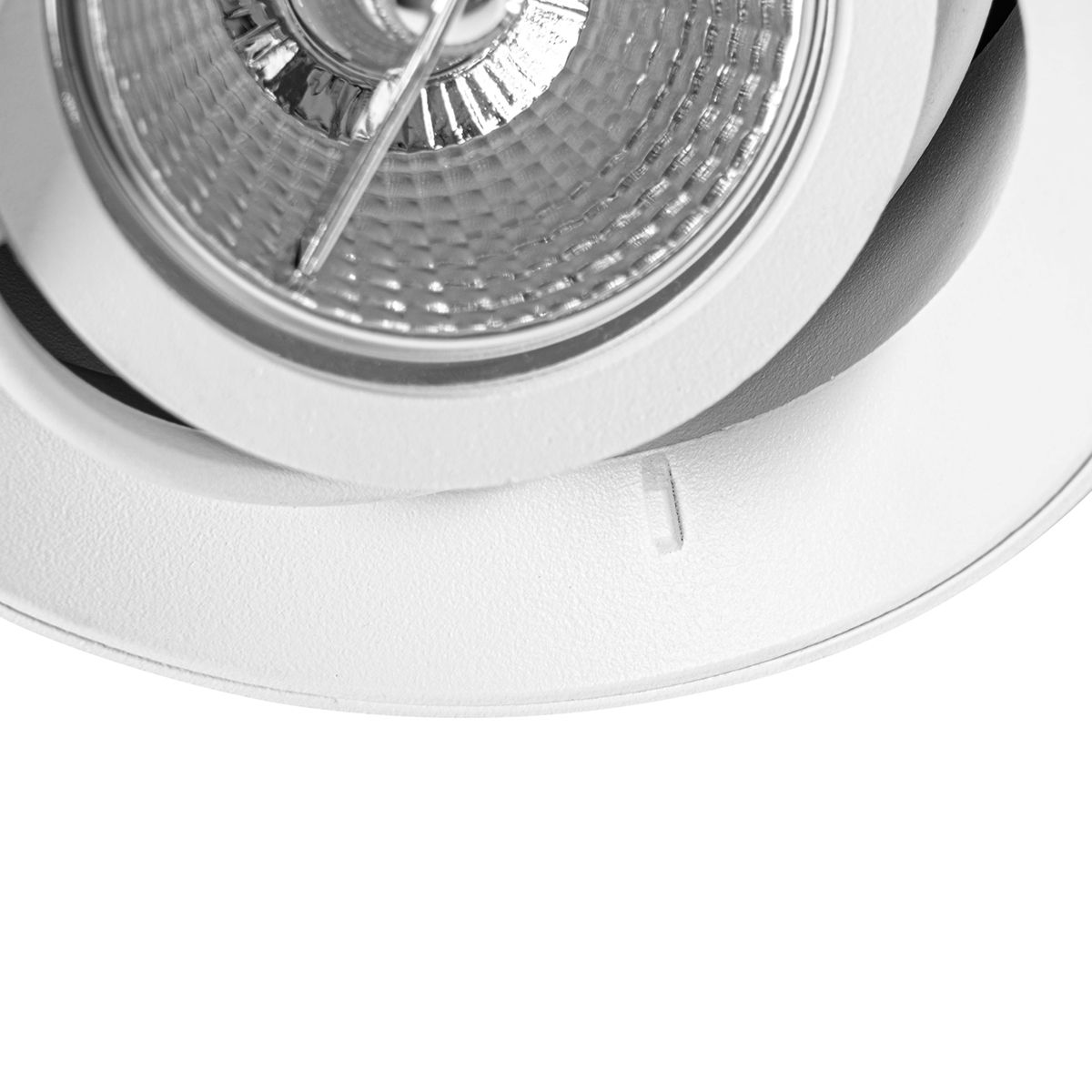 Set van 6 Moderne inbouwspot wit GU10 AR70 rond trimless - Oneon