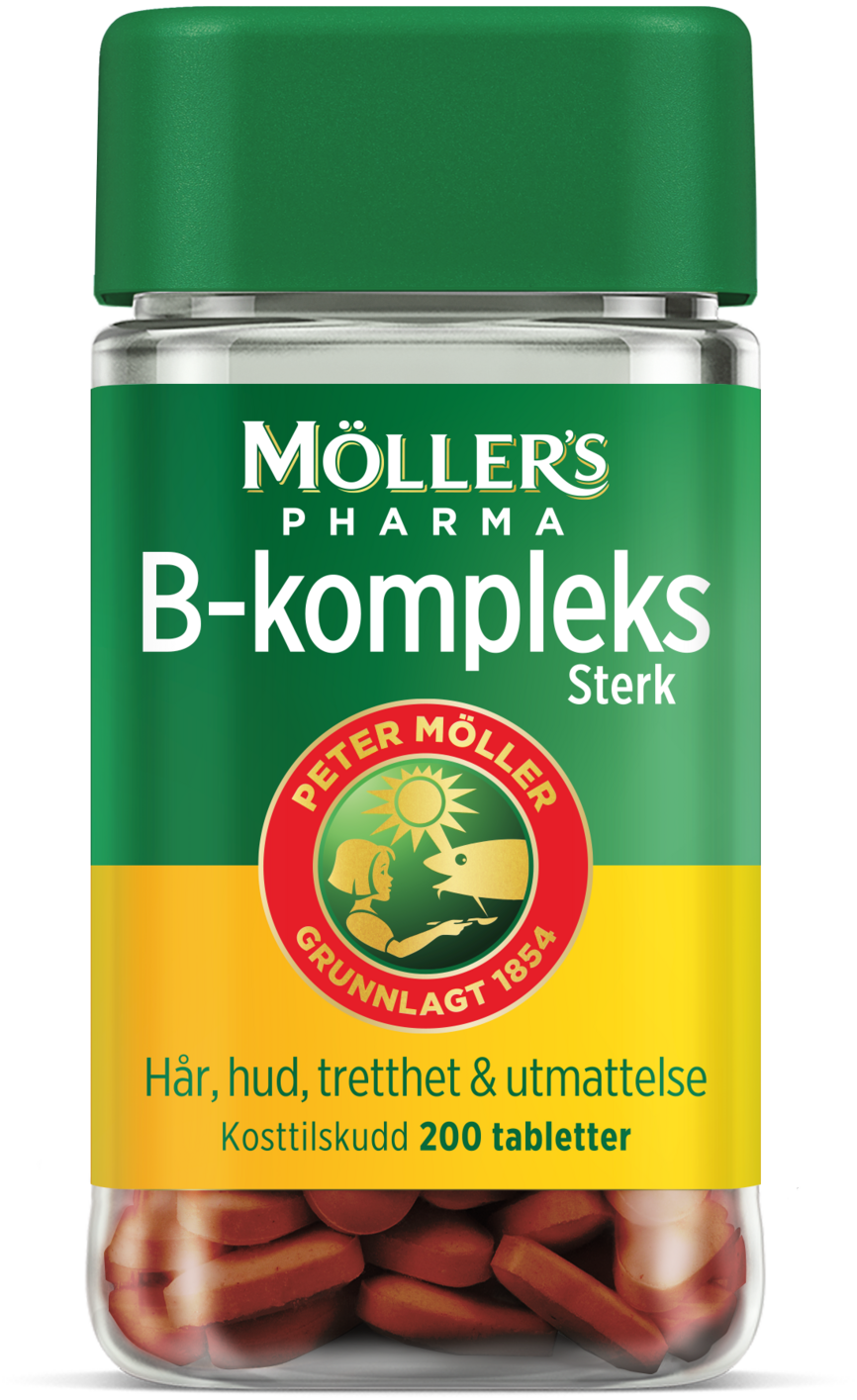 Möller's Pharma B-kompleks 200 tabletter