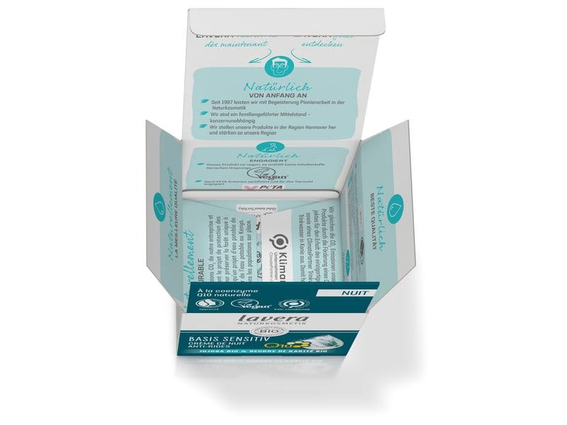 Lavera basis sensitiv Q10 Anti-Falten Nachtcreme 50 ml1 Stü Natürliche Anti-Falten-Creme für ein sichtbar glattes Hautbild