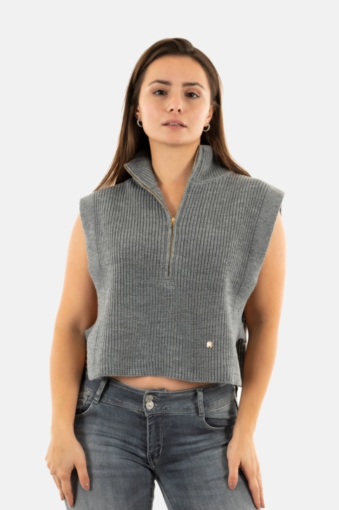 Pull hiver la petite etoile maeva 01 gris