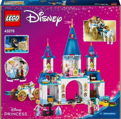 LEGO Disney Princess 43275 Askepotts slott og hestetrukne vogn