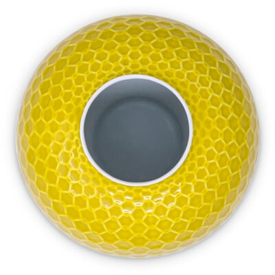 Vase Rede, Senfgelb