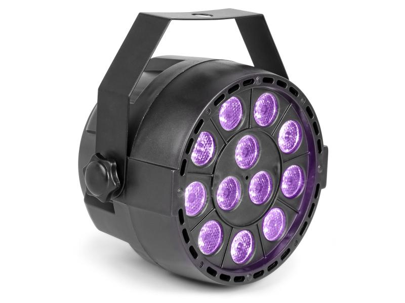 MAX Scheinwerfer PartyPar UV LED-Scheinwerfer 12x 1W UV