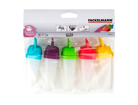 FACKELMANN - Pâtisserie Lot de 5 moules pour glaces à l'eau maison ref.49195