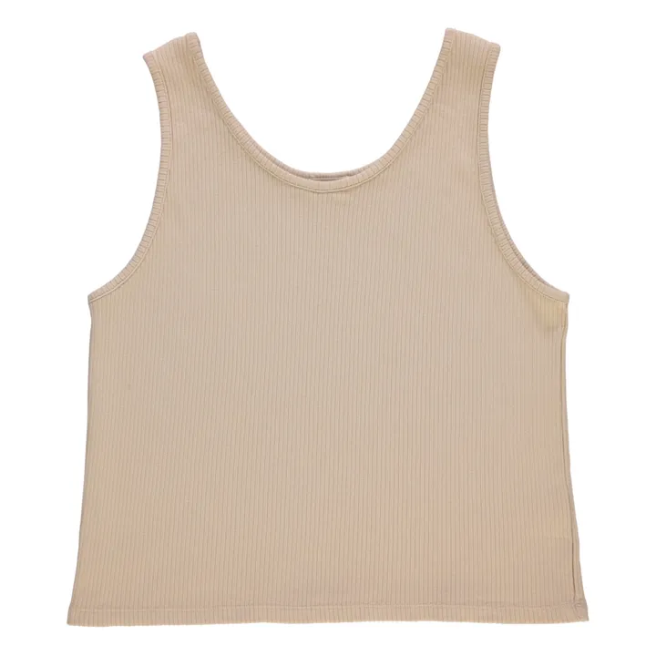 Poudre Organic Débardeur Côtelé Piment - Collection Femme | Beige