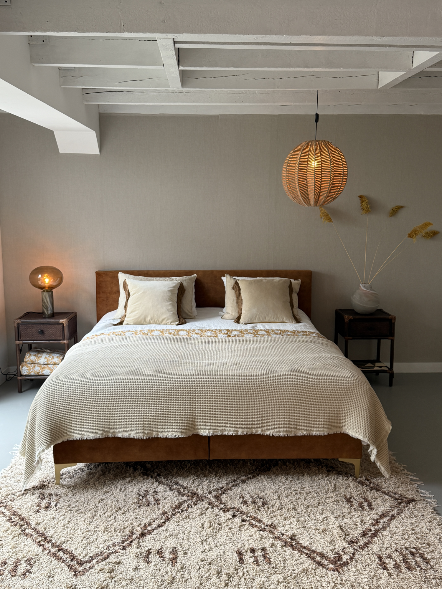 Boxspring Sparkle Velvet Gold 160x210