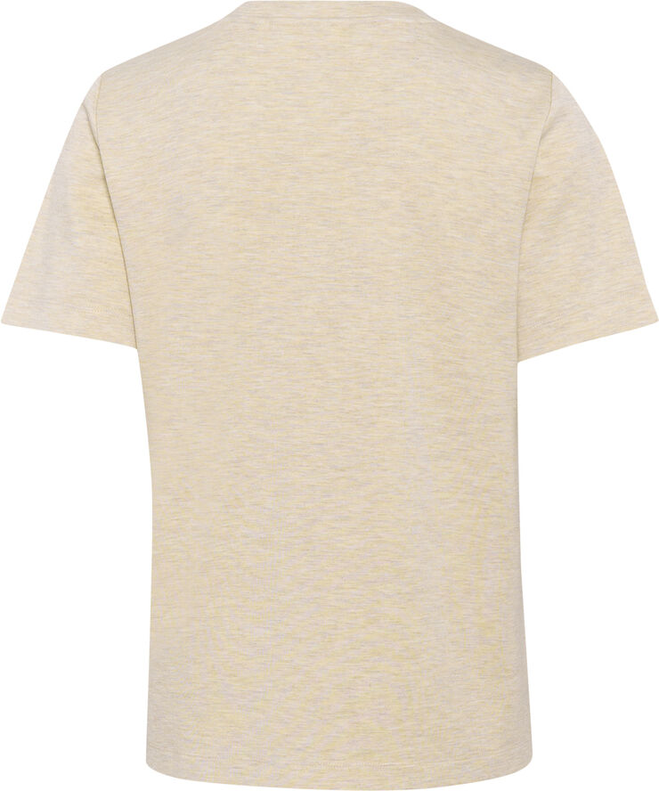 InWear VincentIW Logo Tshirt Melange Vanilla melange