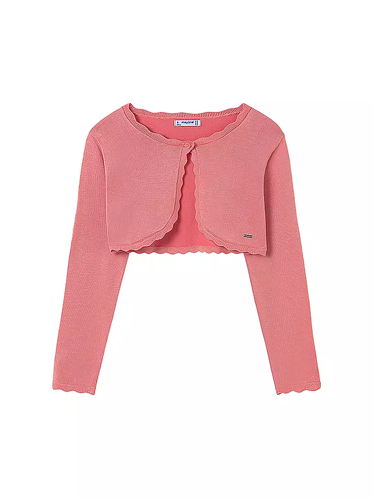 MAYORAL Mädchen Strickjacke  koralle