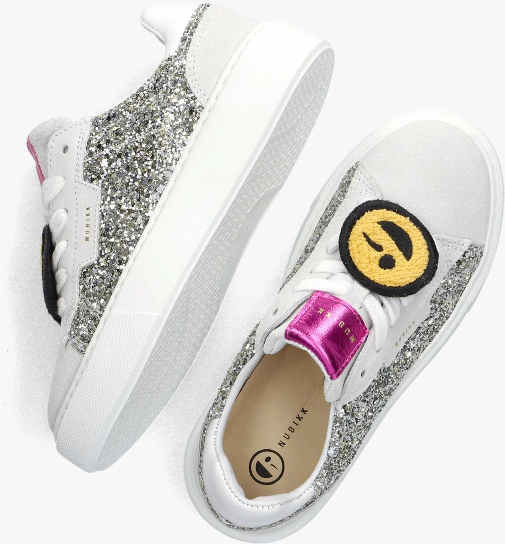 NUBIKK zilveren nubikk lage sneakers vince tora k