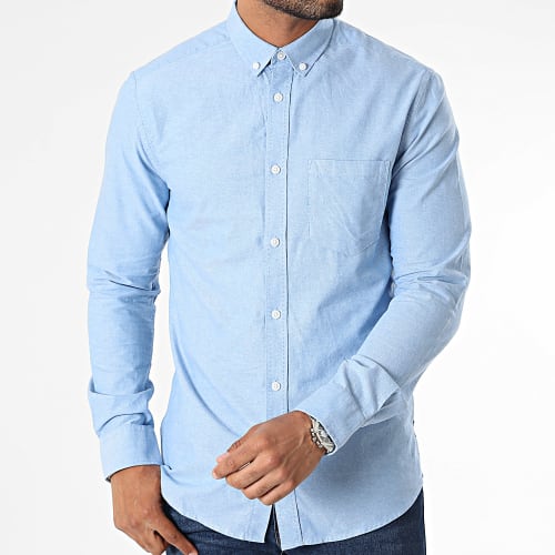 Chemise Manches Longues Alvaro Bleu