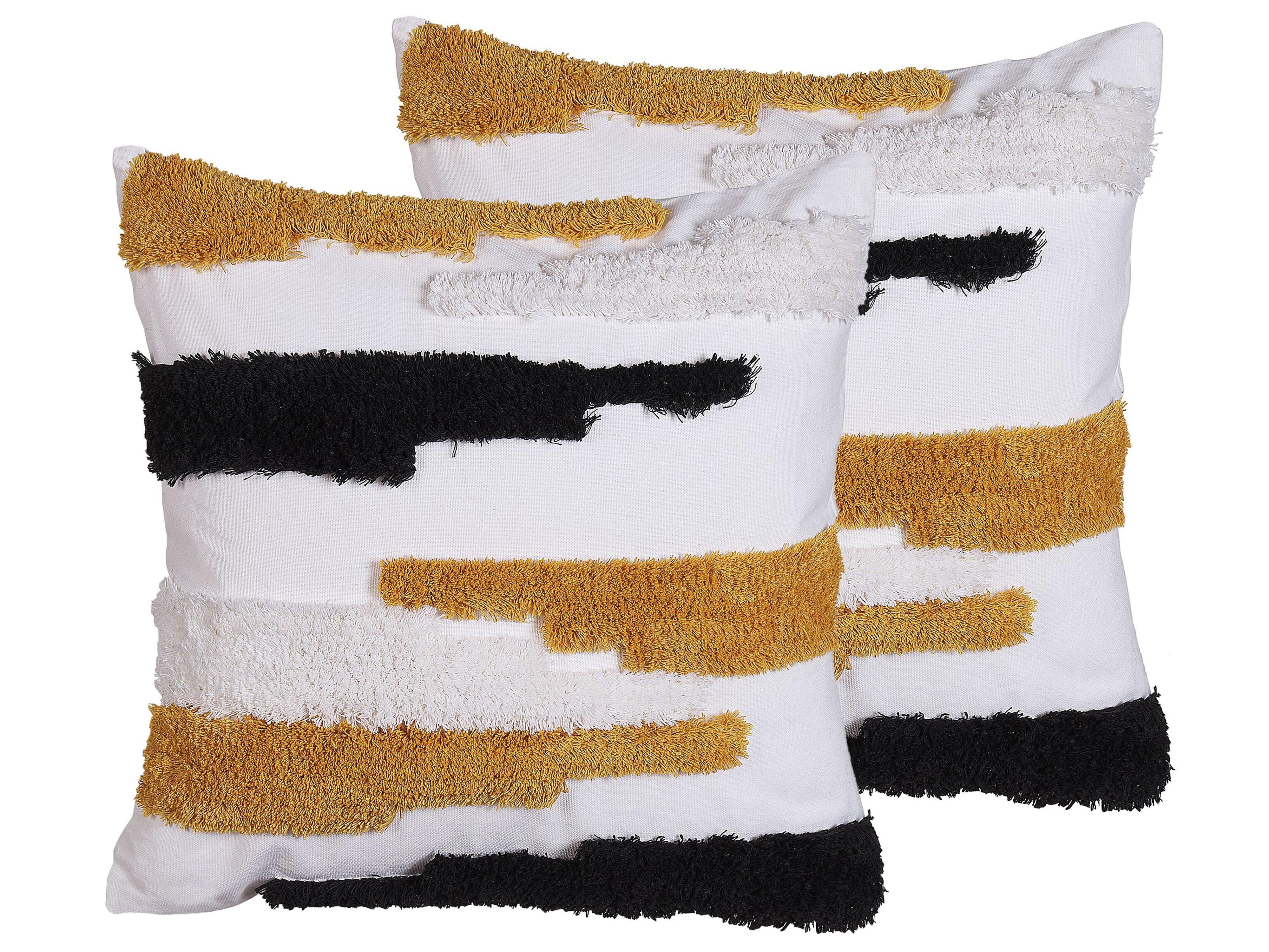 Set van 2 sierkussens MONARDA 45 x 45 cm Meerkleurig abstract patroon
