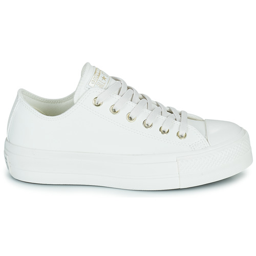Converse - CHUCK TAYLOR ALL STAR LIFT MONO WHITE OX - Blanc