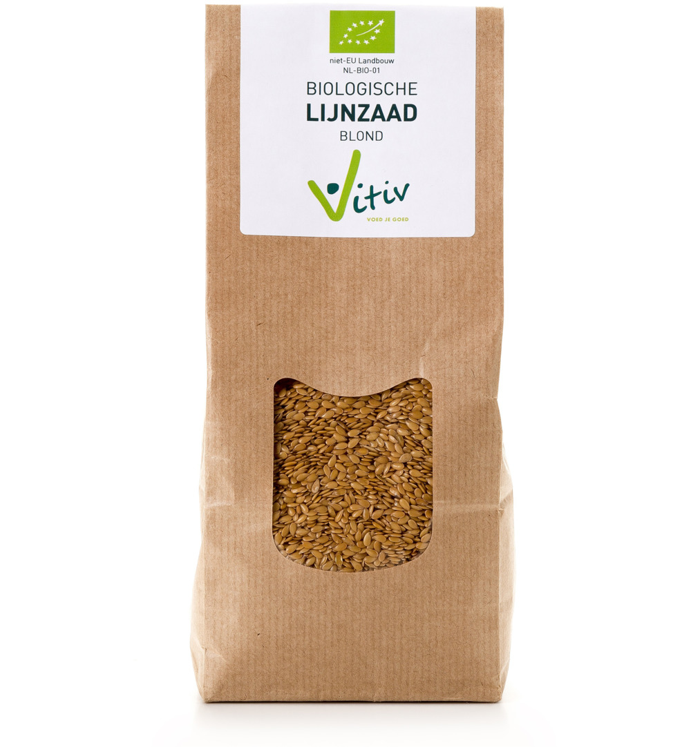 Vitiv Lijnzaad Blond Bio (500 gr)
