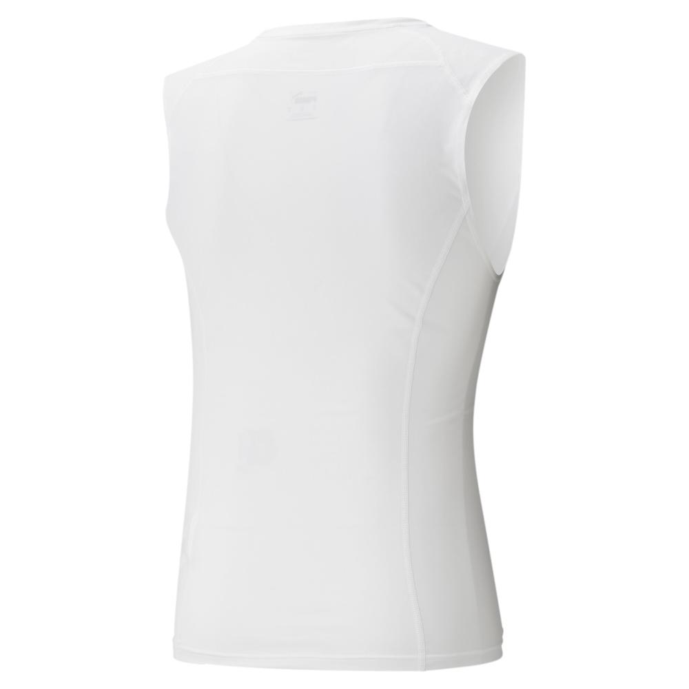 Puma Débardeur Blanc Homme Puma Compression