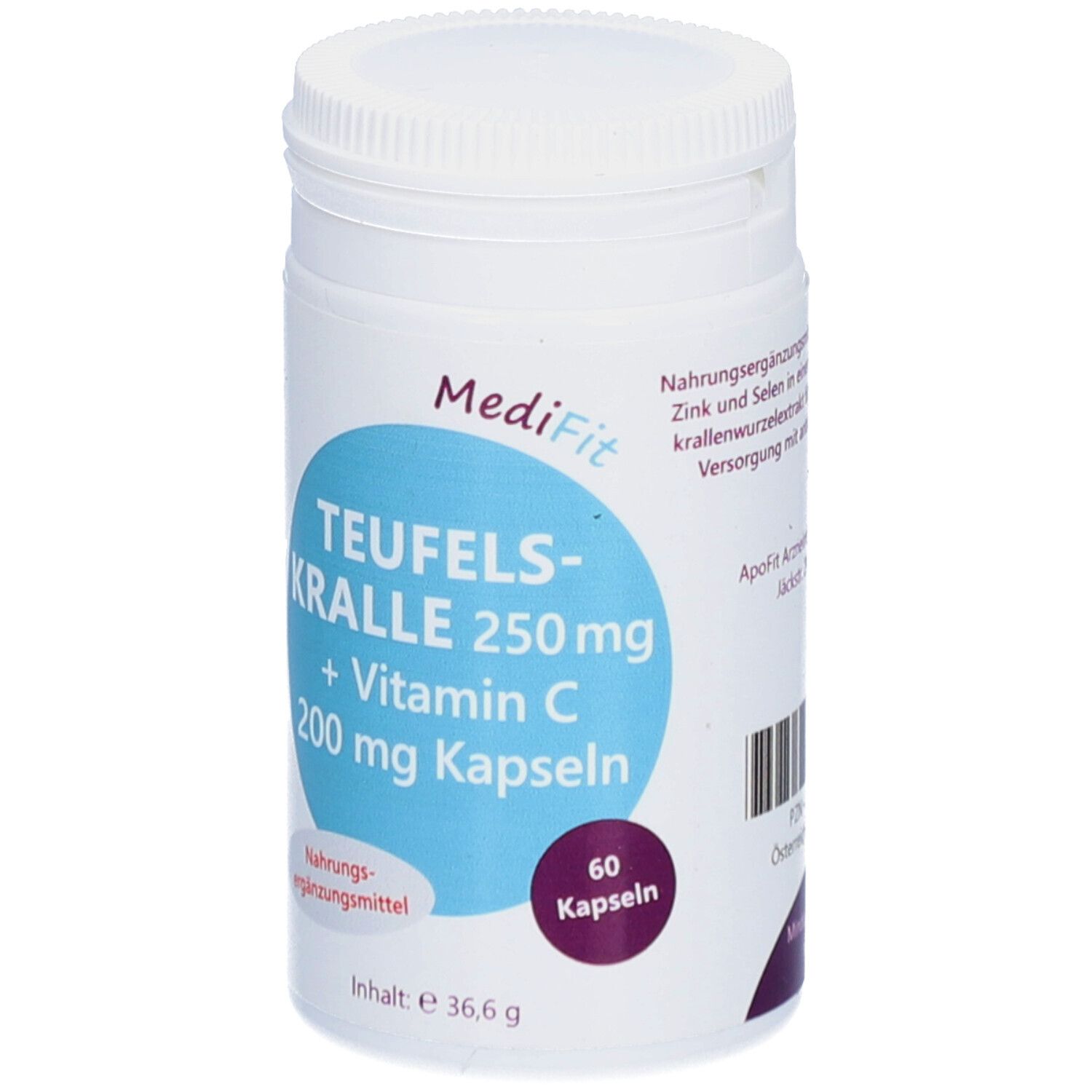 Teufelskralle 250 mg + Vtamin C 200 mg