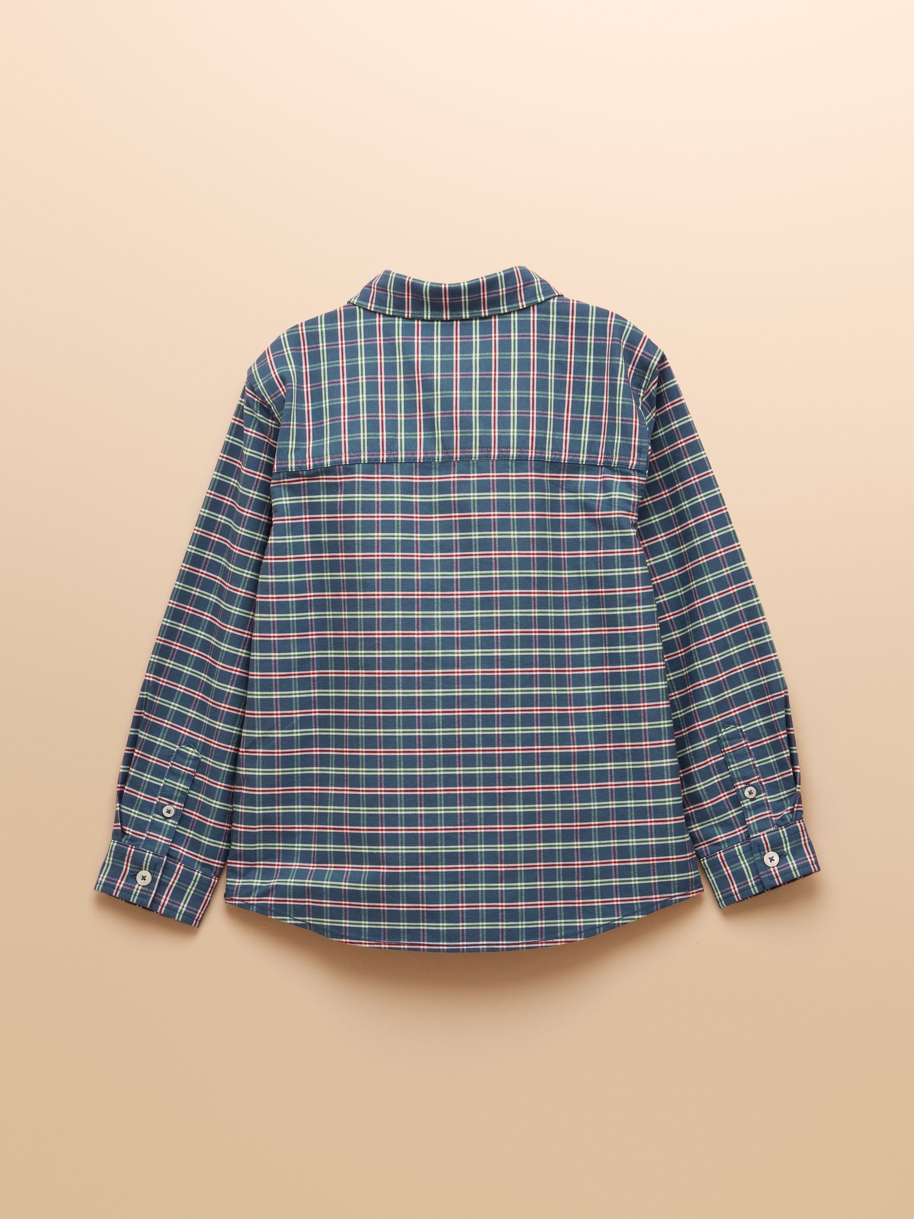 Joules Boys' Welford Checked Cotton Shirt