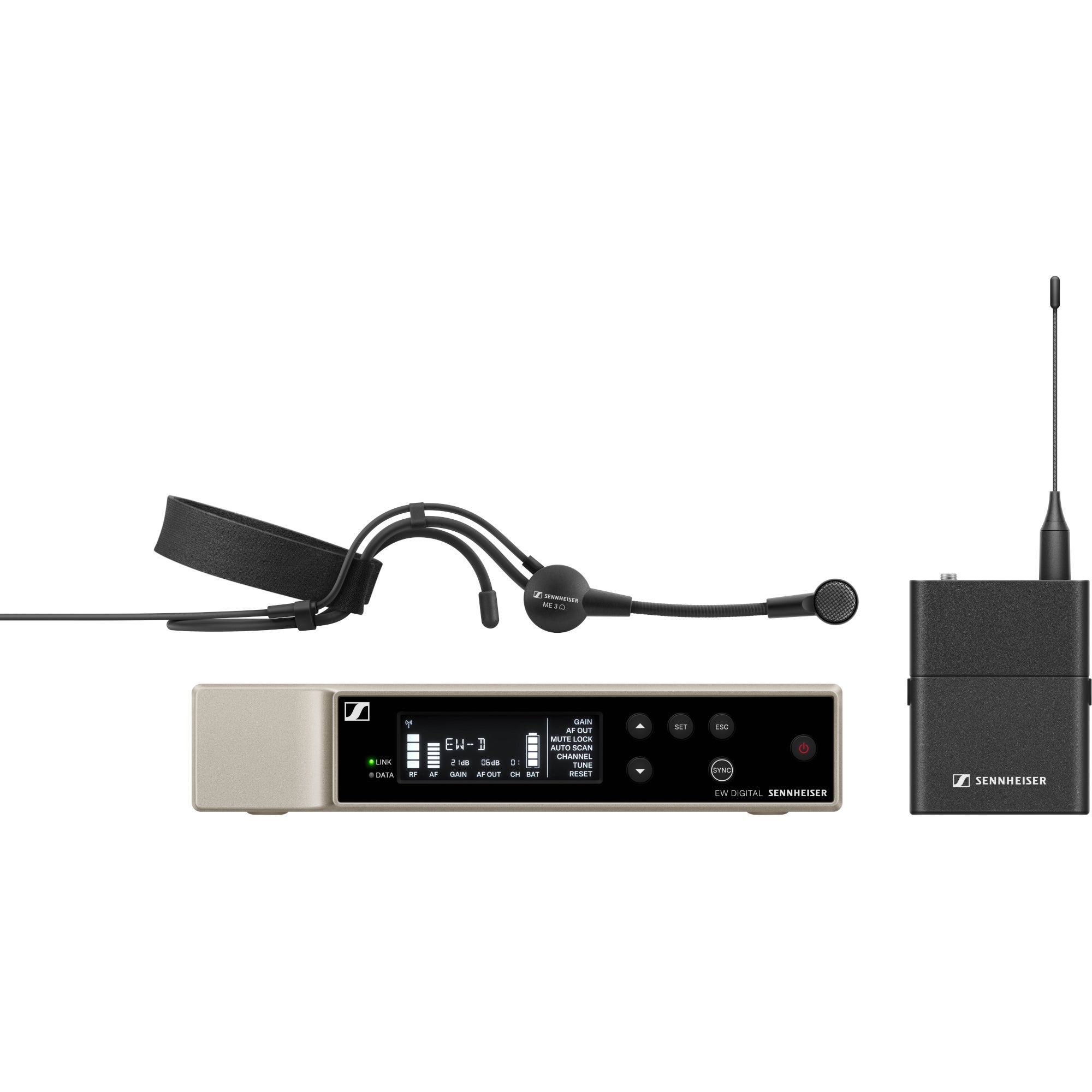 Sennheiser EW-D ME3 Set S1-7 draadloze headset microfoon (606.2 - 662 MHz)