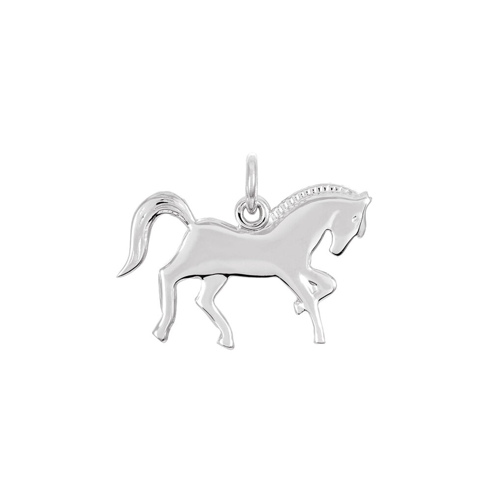 Pendentif Matahina Argent Blanc