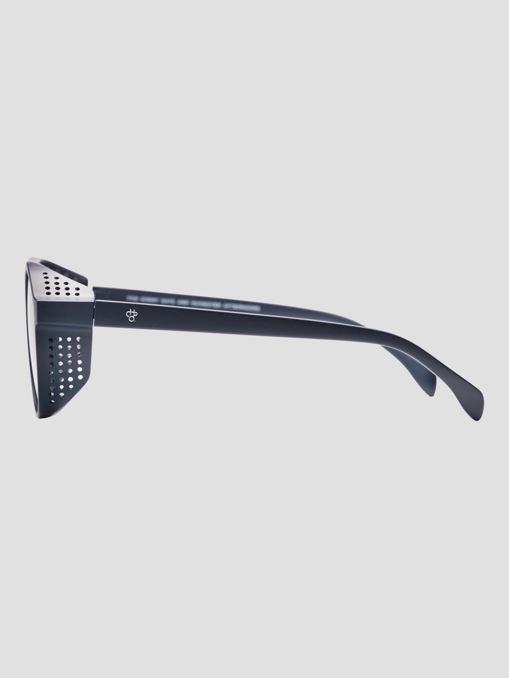 CHPO Rickard Navy Sunglasses rainbow mirror