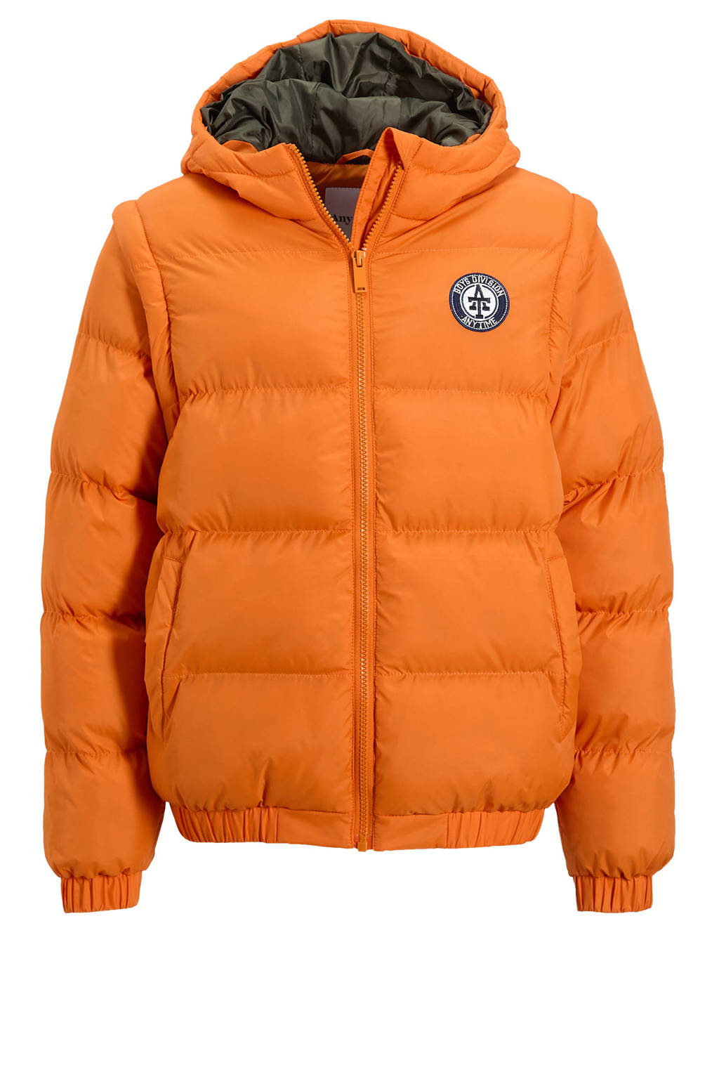 anytime 2 in 1 winterjas oranje