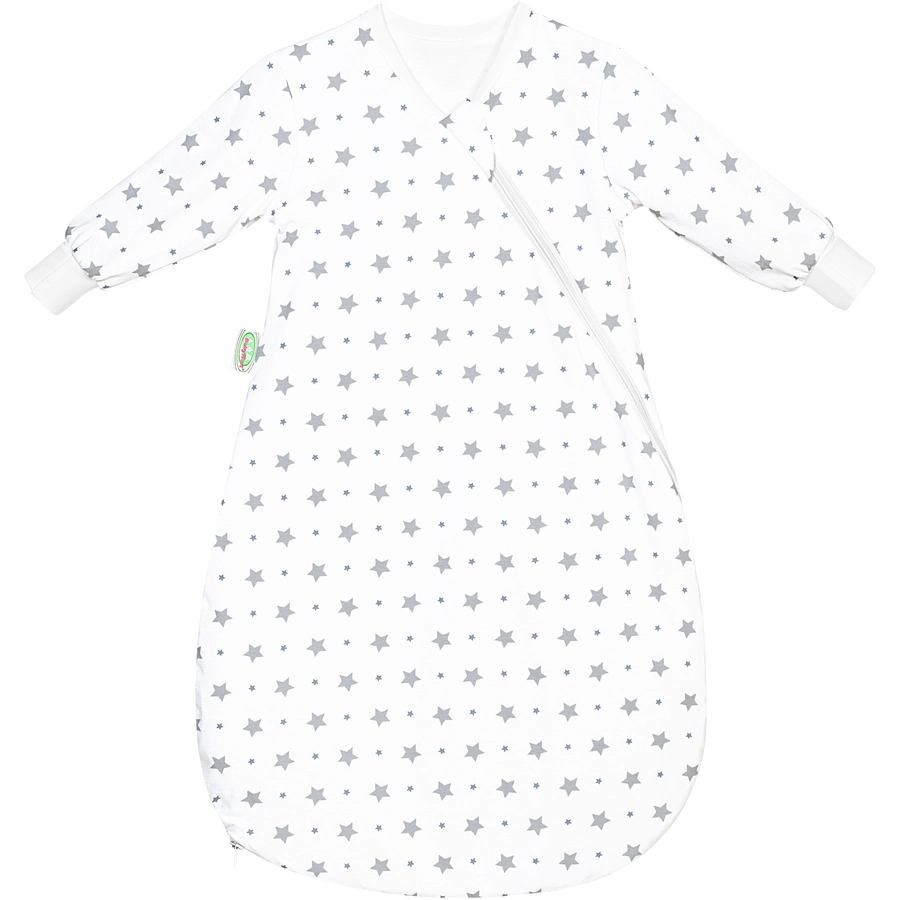 odenwälder Unterzieh-BabyNest stars light grey 50 - 70 cm