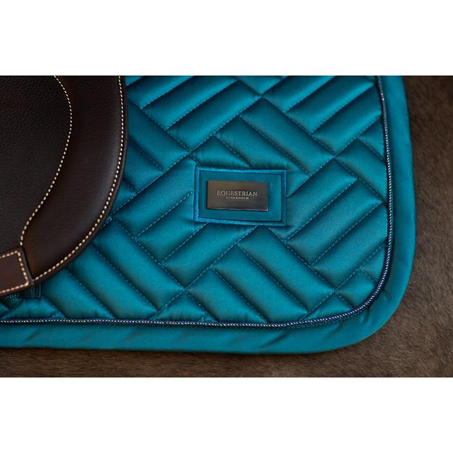 Zadeldek Equestrian Stockholm Modern Teal Blue Springen Blauw