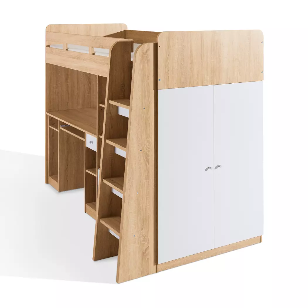 Hochbett Unit 90 x 200 cm
