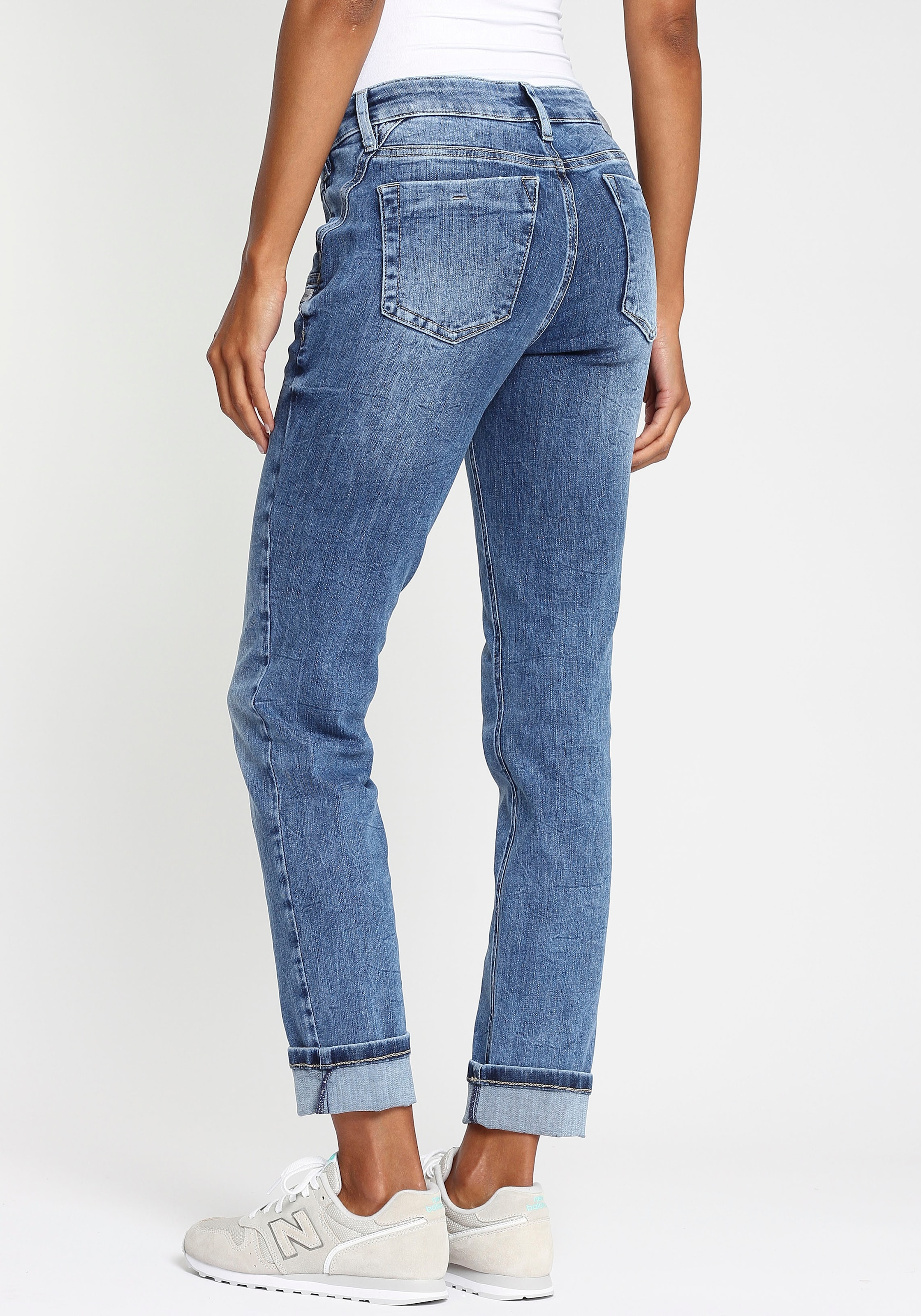 GANG Slim-fit-Jeans »94JOJO« Bewegungsfreiheit mit grosser Formstabilität