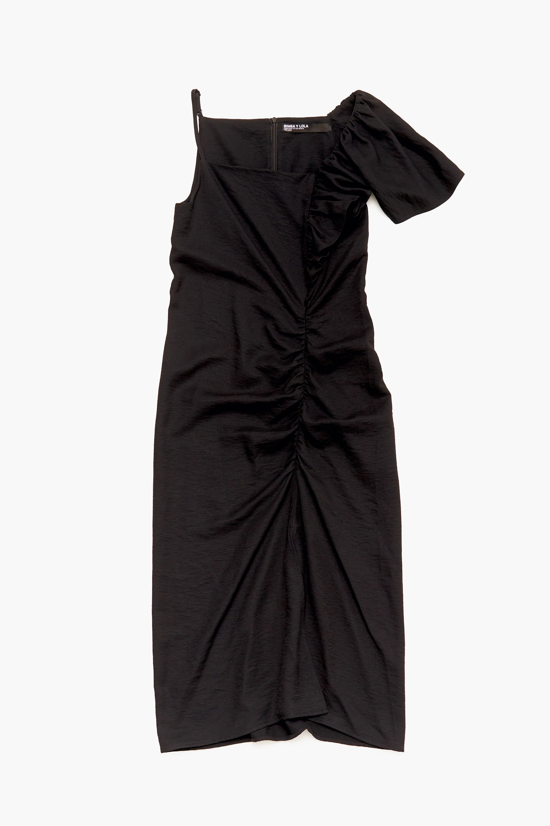 Vestido midi preto
