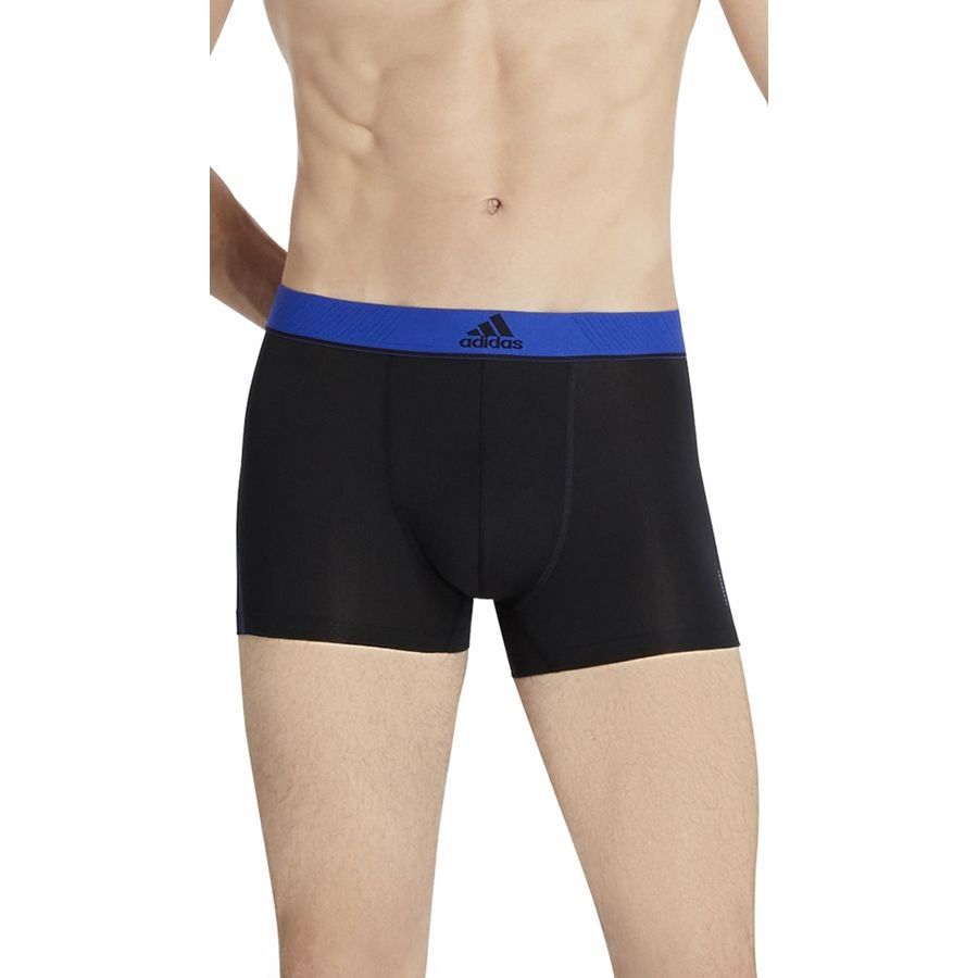 adidas Boxers Active Micro Flex Eco Pack de 3 - Noir/Vert/Bleu