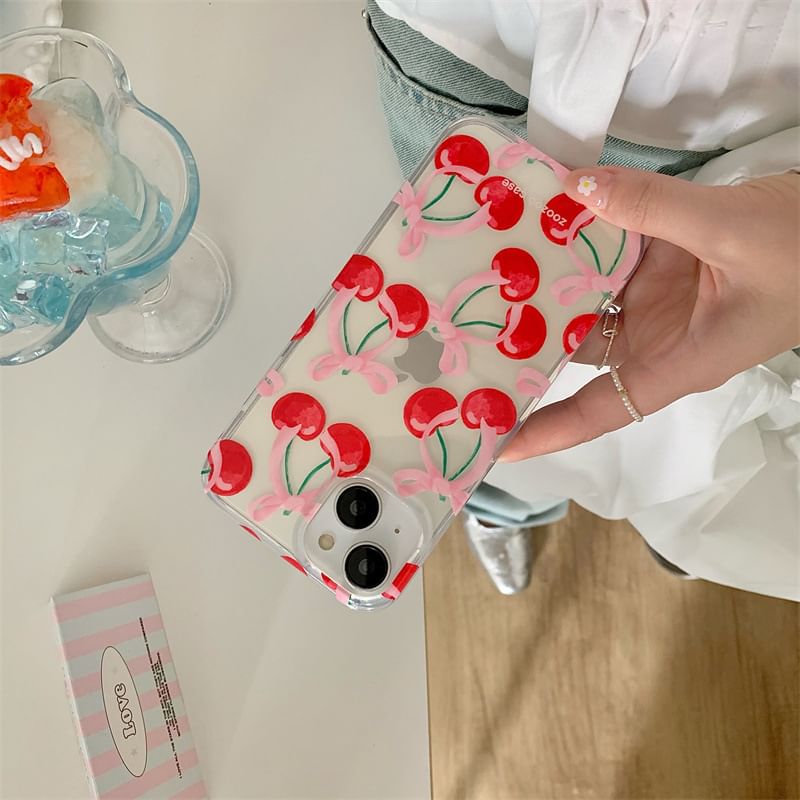 Elliure - Cherry Phone Case - iPhone 16 Pro Max / 16 Pro / 16 Plus / 16 / 15 Pro Max / 15 Pro / 15 Plus / 15 / 14 Pro Max / 14 Pro / 14 Plus / 14 / 13 Pro Max / 13 Pro / 13 / 13 Mini