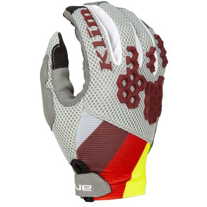 Gants cross KLIM MOJAVE 2023 - Gris / Rouge