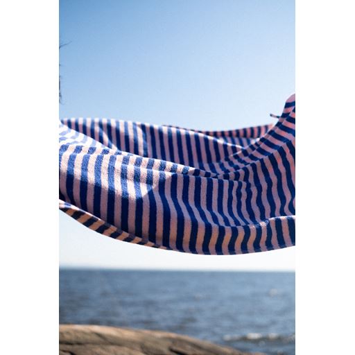 Bongusta Naram Håndklæde, Dazzling Blue & Rose 70x140 cm