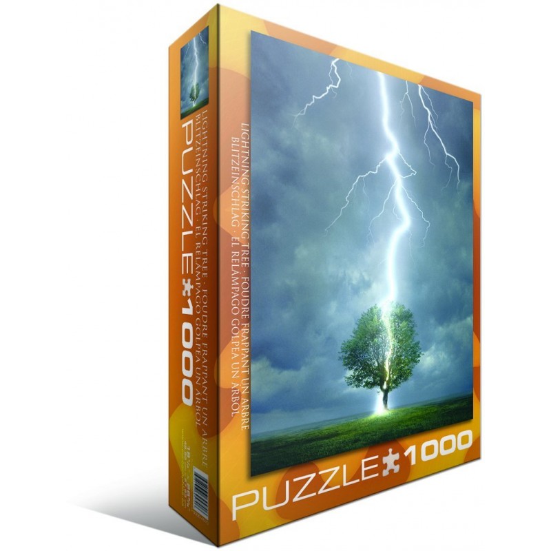 Puzzle 1000 pièces - Eurographics - Foudre Frappant un Arbre