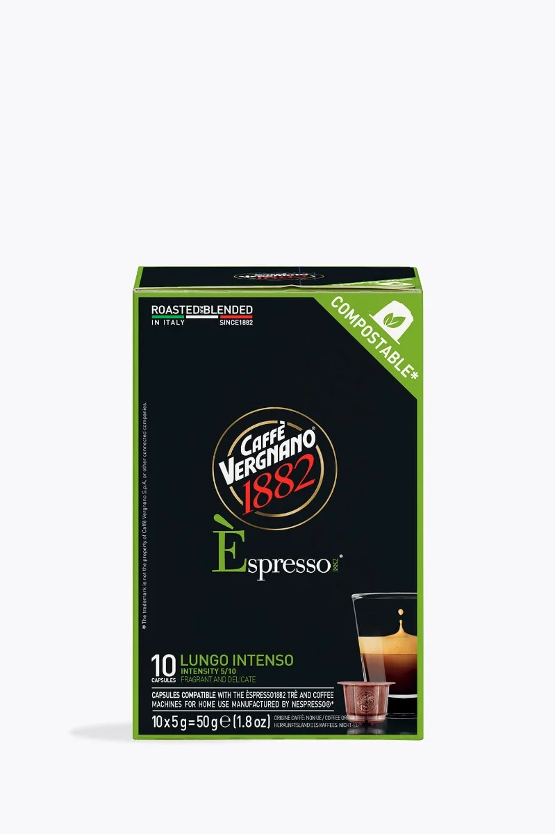 Caffè Vergnano Lungo Intenso 10 Kapseln Nespresso® kompatibel
