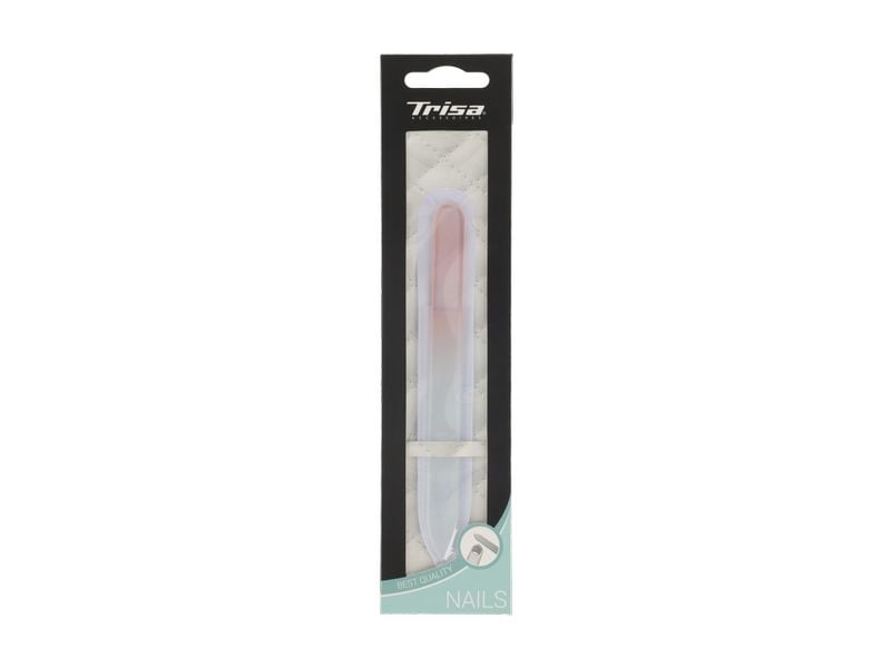 Trisa Accessoires Nagelfeile Glas Glas-Nagelfeile zum schonenden Formen und Glätten von lackierten, natürlichen und Kunstnägeln