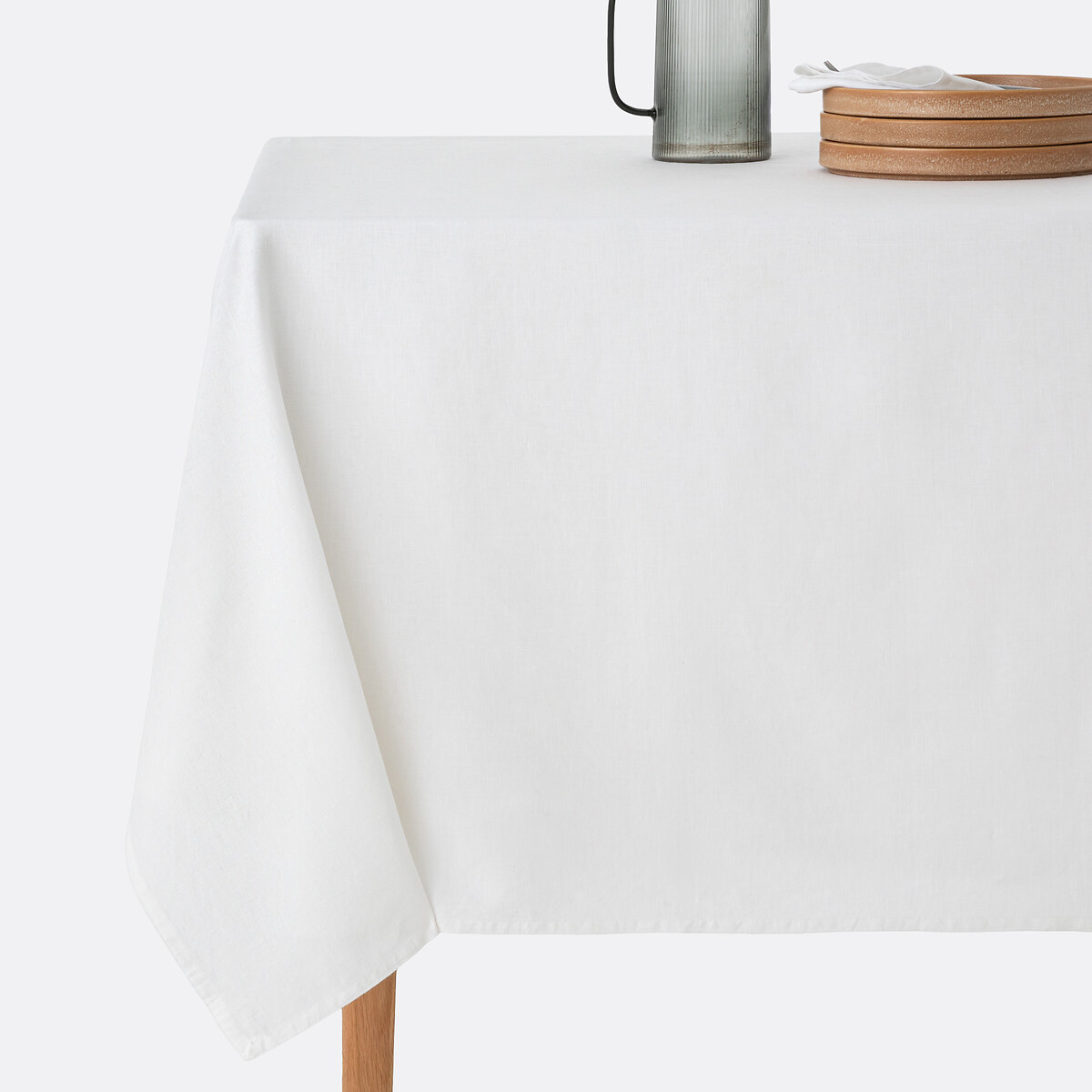 LA REDOUTE INTERIEURS<br>Toalha de mesa em linho lavado, Victorine