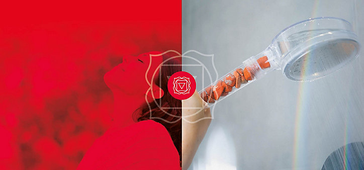Recharge Jaspe Rouge pour douchette Tubo Vitalité 7ChakrasShower Change your life