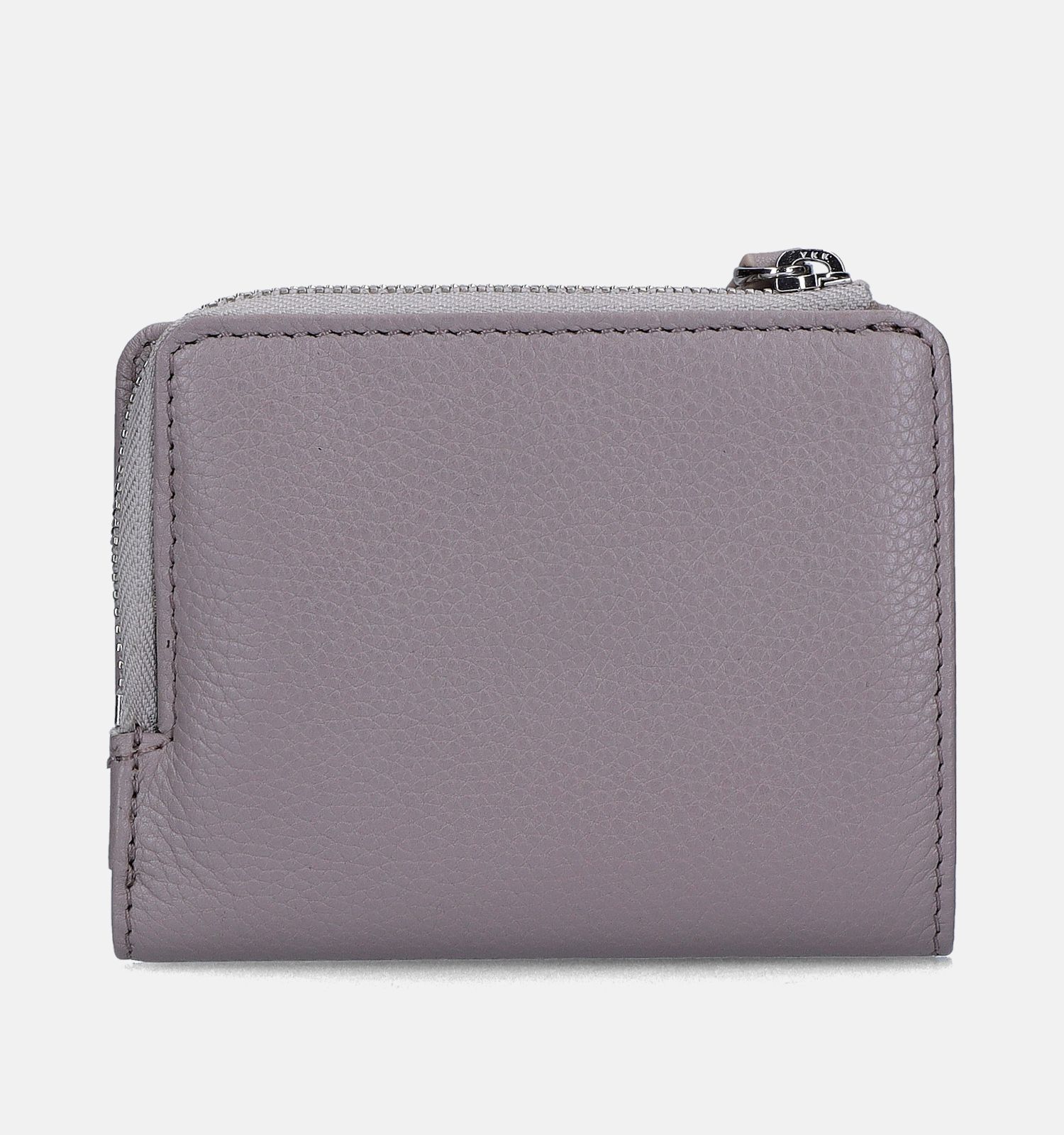 Ritsportemonnee beige