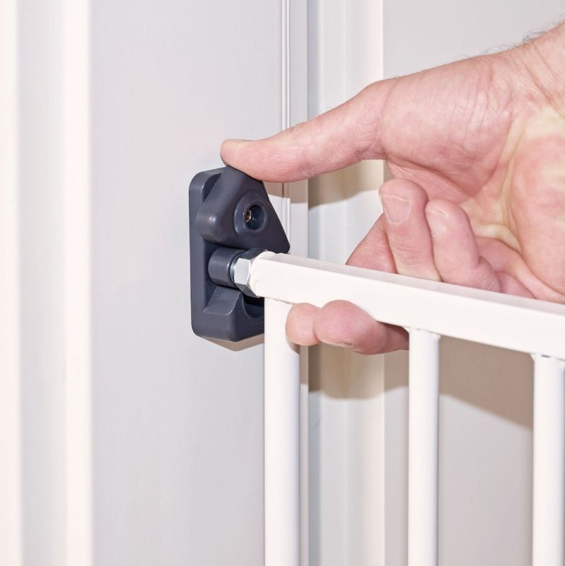 Babygo - BabySecure Wallfix - Traphek - Wit - Voor Binnengebruik