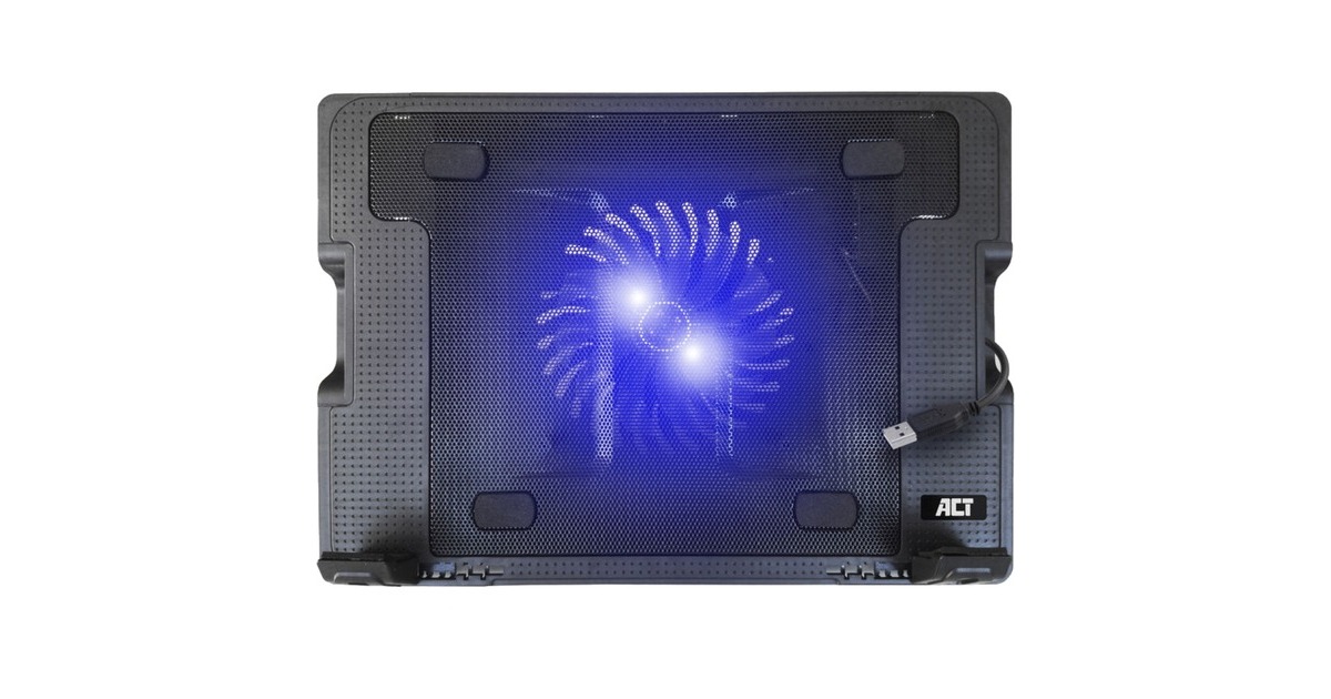 ACT ConnectivityAC8110 Laptopstandaard laptopkoeler  (Zwart, tot 17