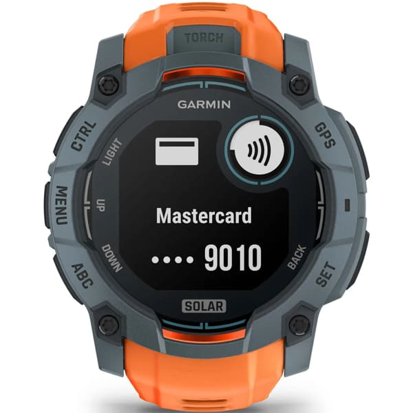 Montre cardio GPS GARMIN INSTINCT 3 50MM SOLAR TWILIG HT BEZEL W/ SOLSTICE BAND