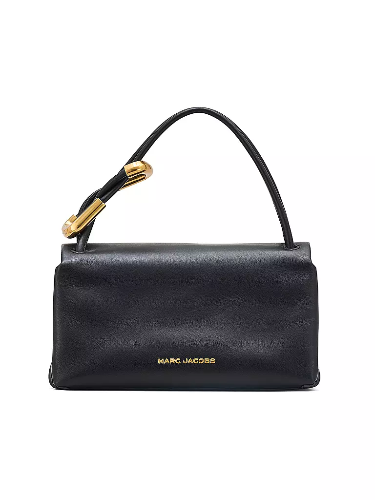 MARC JACOBS Ledertasche - Umhängetasche THE MINI DUAL BAG schwarz