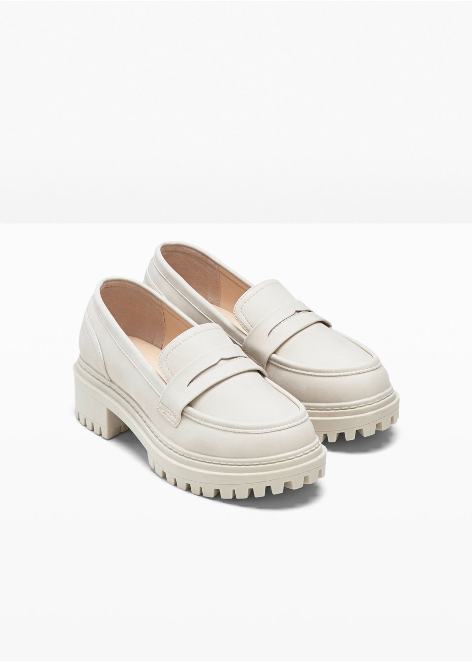 Mocassins à semelle épaisse